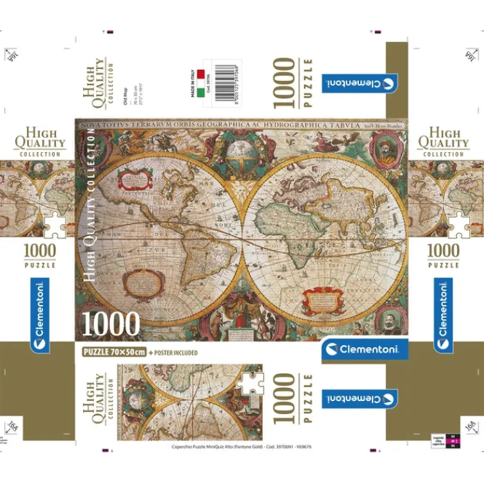 Old Map - 1000 pezzi^Clementoni Hot