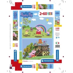 Peppa Pig - 60 pezzi^Clementoni New
