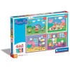 Peppa Pig - 1x12 + 1x16 + 1x20 + 1x24 pezzi^Clementoni Clearance
