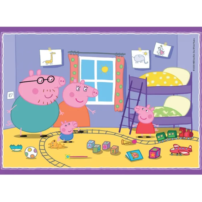 Peppa Pig - 1x12 + 1x16 + 1x20 + 1x24 pezzi^Clementoni Clearance