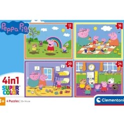 Peppa Pig - 1x12 + 1x16 + 1x20 + 1x24 pezzi^Clementoni Clearance