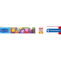 Peppa Pig - 1x12 + 1x16 + 1x20 + 1x24 pezzi^Clementoni Clearance