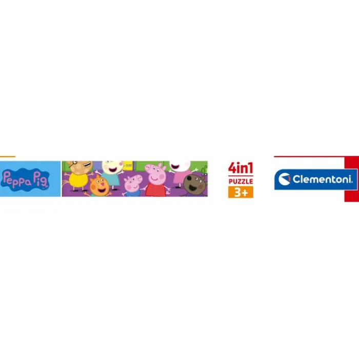 Peppa Pig - 1x12 + 1x16 + 1x20 + 1x24 pezzi^Clementoni Clearance