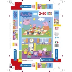 Peppa Pig - 2x60 pezzi^Clementoni Clearance