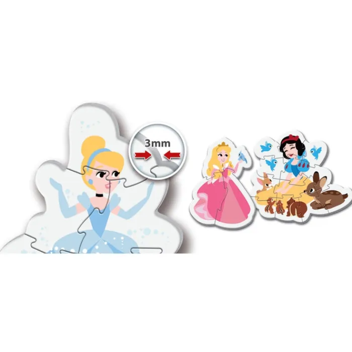 Princess - 1x3 + 1x6 + 1x9 + 1x12 pezzi^Clementoni Discount