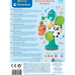 Round & Round Animals^Clementoni Discount