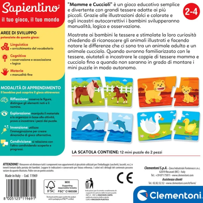 Sapientino - Mamme e cuccioli^Clementoni Clearance
