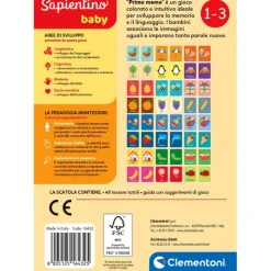 Sapientino Baby Montessori - Carte Primo Memo^Clementoni Best