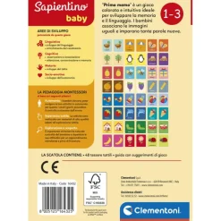 Sapientino Baby Montessori - Carte Primo Memo^Clementoni Best