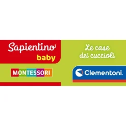 Sapientino Baby Montessori - Carte Le case dei Cuccioli^Clementoni Online