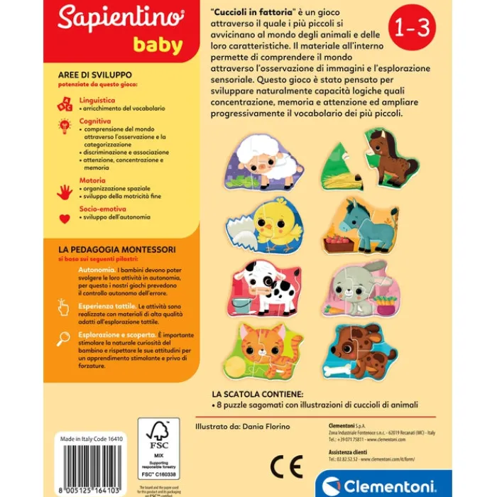 Sapientino Baby Montessori - Cuccioli in fattoria^Clementoni Sale