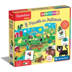 Sapientino Baby Montessori - Parole in fattoria^Clementoni Sale