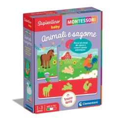 Sapientino Baby Montessori - Animali e sagome^Clementoni