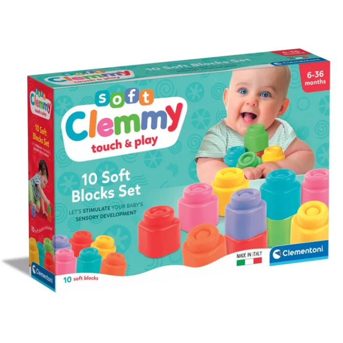 Soft Clemmy - Confezione 10 Mattoncini^Clementoni Discount