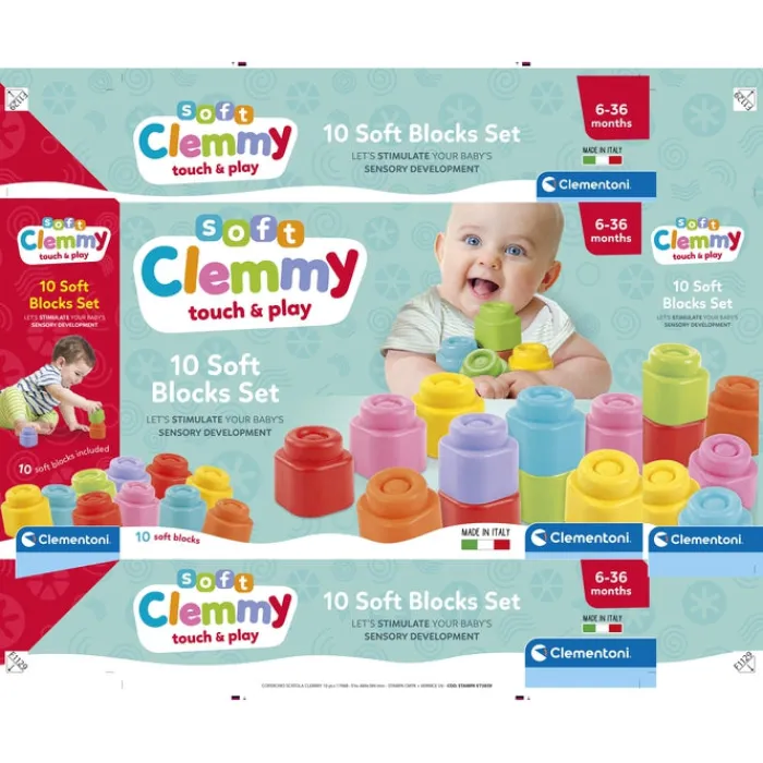 Soft Clemmy - Confezione 10 Mattoncini^Clementoni Discount