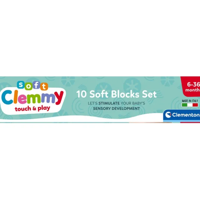 Soft Clemmy - Confezione 10 Mattoncini^Clementoni Discount