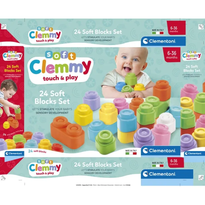 Soft Clemmy - Confezione 24 Mattoncini^Clementoni Sale