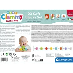 Soft Clemmy - Confezione 20 Mattoncini^Clementoni Discount