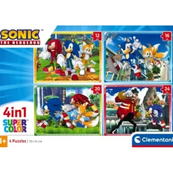 Sonic - 1x12 + 1x16 + 1x20 + 1x24 pezzi^Clementoni Sale