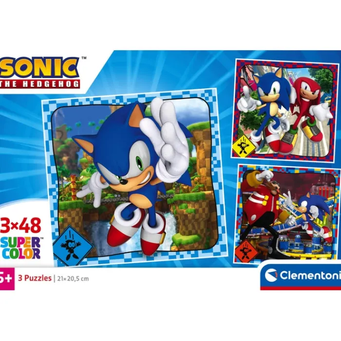 Sonic - 3x48 pezzi^Clementoni Clearance