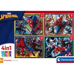 Spider-Man - 1x12 + 1x16 + 1x20 + 1x24 pezzi^Clementoni Discount