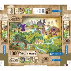 Story Maps - Disney Snow White - 1000 pezzi^Clementoni Best