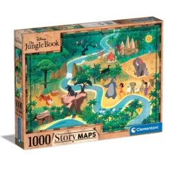 Story Maps - Disney The Jungle Book - 1000 pezzi^Clementoni Discount