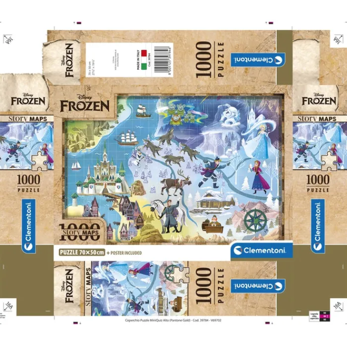 Story Maps - Frozen - 1000 pezzi^Clementoni Outlet