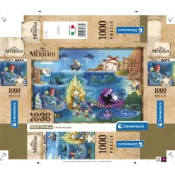 Story Maps - The Little Mermaid - 1000 pezzi^Clementoni Discount
