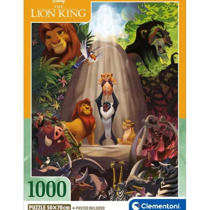 The Lion King - 1000 pezzi^Clementoni Online