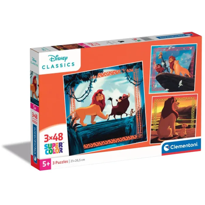 The Lion King - 3x48 pezzi^Clementoni Clearance