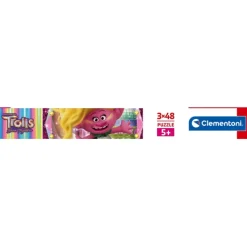 Trolls 3 - 3x48 pezzi^Clementoni New