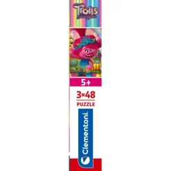 Trolls 3 - 3x48 pezzi^Clementoni New