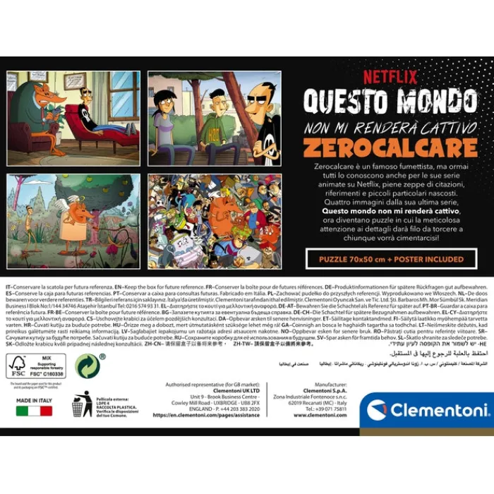 Zerocalcare - 1000 pezzi^Clementoni Discount