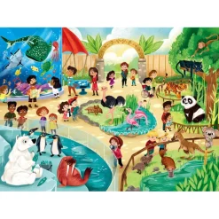 Zoo - 2x60 pezzi^Clementoni New
